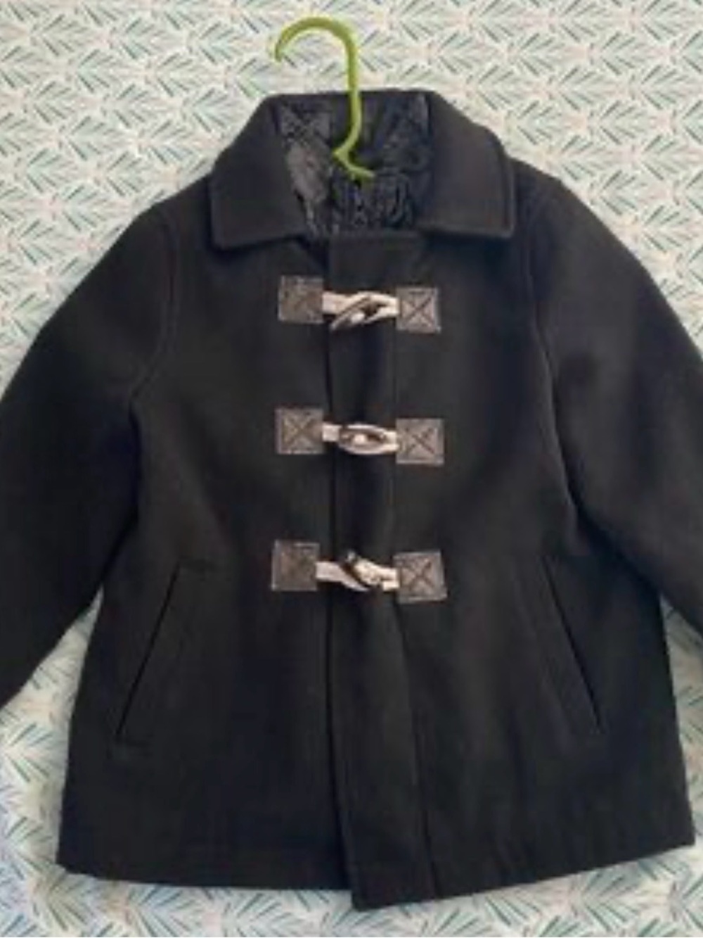 Cherokee Black Toggle Pea Coat